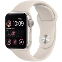 Apple Watch SE 2 2022 40mm Starlight Aluminium Case with Starlight Sport Band S/M
